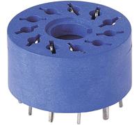 Finder 95.P5 Relay Socket blue for series 40/44/99 push-in connection