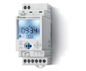 Finder Astronomical Time Switch 35mm 0-10V 230VAC - 12.A4.8.230.0010