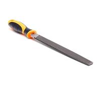 finder Bastard Cut Mill File Flat, 8 Inch Flat Hand File with High Carbon Hardened Steel, Ergonomic Grip, Plastic Handle, Flat File for Sharpening Mill or Circular Saws Ideal for Wood, Metal, Plastic