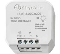 Finder flush-mount dimmer light grey 200W LED capacity