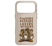 Finder Keeper Losers Weeper, Funny Squirrel Design Case for iPhone 17 Pro Max