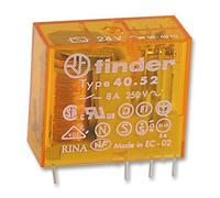 finder Relay for Circuit Boards 40.52.8.024.0000 40.52.8.024.0000 24 V/AC 8 A 2 Inverters (RT) 1 Piece