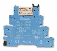 Finder Relay Interface Module 38.51.7.024.0050 - 24V DC, 6A, SPDT