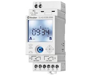 Finder Series 12 - Switch Hours 2 CO NFC on/Off/Pulse/Astro