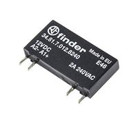 Finder SSR, SLIM, AC SWITCHING, 12V DC, 2A | SOLID STATE RELAYS/CONTACTORS, 1 X QTY - 34.81.7.012.8240