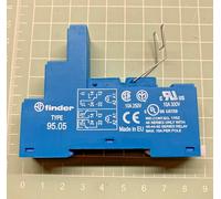 Finder, Type: 95.05.SMA (10A-250V ) Clamp Terminal Socket