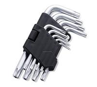 FINDER XJ193123P Arm Wrench, Hollow End Star Key Set T10-T50, Set of 9-Piece, Standard