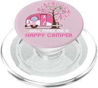 Finding A Cure Will Make Me A Happy Camper PopSockets PopGrip for MagSafe