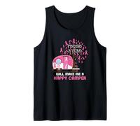 Finding A Cure Will Make Me A Happy Camper Tank Top