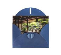 Finding a place of purity Blue Patterns greeting card 6x4 inches with envelope, covering birthdays, weddings and other occasions