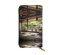 Finding a Place of Purity Printed Clutch (7.5x4.1 in) | Leather Wallet