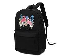 FINDING CASE Basics Backpack/Daypack with Padded Shoulder Straps, Side Pockets Hiking Daypack Walking Rucksack Foldable Camping for Water Bottle and Laptop Sleeve, (flamingo041)
