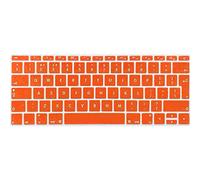 FINDING CASE EU/UK Apple keyboard skin cover Compatible MacBook Pro 13 Inch A1708 2017/2016 Release (No Touch Bar) & New MacBook 12 Inch A1534-Adhesive Premium Ultra Thin Keyboard Cover (Orange)