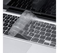 FINDING CASE EU/UK keyboard Cover for MacBook Pro 13/15 Inch with/without Retina Display& Macbook Pro 13/15 Inch with CD-Rom &Older MacBook Air 13 Inch A1466/A1369-Adhesive Keyboard Skin (Silver)