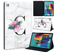 FINDING CASE Fit Samsung Galaxy Tab S5e 10.5 Leather Cover 2019 SM-T720 / T725, PU Flip Leather Smart Lightweight Shell Stand Cover Case for Samsung Galaxy Tab S5e 10.5 2019 (whitemarbleC)