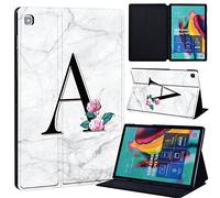 FINDING CASE Fit Samsung Galaxy Tab S5e 10.5 Leather Cover 2019 SM-T720 / T725, PU Flip Leather Smart Lightweight Shell Stand Cover Case for Samsung Galaxy Tab S5e 10.5 2019 (whitemarbleA)