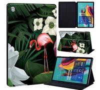 FINDING CASE Fit Samsung Galaxy Tab S5e 10.5 Leather Cover 2019 SM-T720 / T725, PU Flip Leather Smart Lightweight Shell Stand Cover Case for Samsung Galaxy Tab S5e 10.5 2019 (flamingo11)