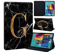 FINDING CASE Fit Samsung Galaxy Tab S5e 10.5 Leather Cover 2019 SM-T720 / T725, PU Flip Leather Smart Lightweight Shell Stand Cover Case for Samsung Galaxy Tab S5e 10.5 2019 (blackmarbleG)