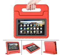 FINDING CASE for Amazon Fire HD 8 Tablet | 8 HD Display Case(8th/7th/6th Gen - 2018, 2017, 2016 Release) - ShockProof Handle Stand Foam Kids Protective Cover for Fire HD 8 Kids Tablet (red)