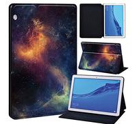 FINDING CASE For Huawei MediaPad T5 10 10.1 Inch Tablet - Printed PU Flip Leather Smart Lightweight Shell Stand Cover Case for MediaPad T5 10 10.1" (MediaPad T5 10 10.1", universal space)