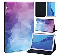 FINDING CASE For Huawei MediaPad T5 10 10.1 Inch Tablet - Printed PU Flip Leather Smart Lightweight Shell Stand Cover Case for MediaPad T5 10 10.1" (artificial color 12)