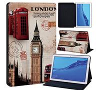 FINDING CASE For Huawei MediaPad T5 10 10.1 Inch Tablet - Printed PU Flip Leather Smart Lightweight Shell Stand Cover Case for MediaPad T5 10 10.1" (London symbol)