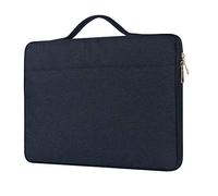 FINDING CASE Laptop Sleeve Pouch Bag for 12.3" Microsoft Surface Pro 2017 / Microsoft surface Pro 6 / Pro 4 / Pro 3-12 inch Notebook Tablet Bag with Leather Handle (dark blue)