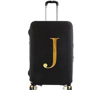 FINDING CASE Luggage Cover, Letter Print, Gold, Waterproof, 26-28 Inch