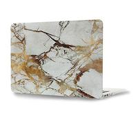 FINDING CASE MacBook Air 13 Inch Model: A1466 / A1369,Rubberized Frosted Matte Soft Touch Plastic Hard Shell Cover Case for MacBook Air 13.3" (Golden marble)
