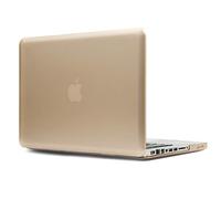 FINDING CASE MacBook Pro 15" with CD-ROM (non-retina) case (Model A1286), ultra-thin soft touch hard shell cover case protector for Apple MacBook Pro 15 inch with CD-ROM (Gold)