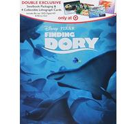 Finding Dory Double Exclusive Steelbook Packaging with 4 Collectible Lithograph Cards (Blu Ray, DVD, Digital HD and Disc) [Blu-ray]