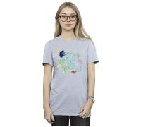 Finding Dory Ocean Of Adventure Cotton Boyfriend T-Shirt Disney Grey XL