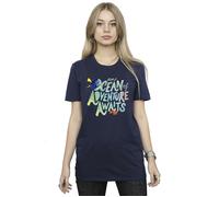 Finding Dory Ocean Of Adventure Cotton Boyfriend T-Shirt Disney Navy XL