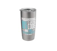 Finding Errors While Programming is Annoying Stainless Steel Insulated Tumbler