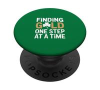 Finding Gold One Step At A Time Irish Clover PopSockets Adhesive PopGrip