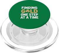 Finding Gold One Step At A Time Irish Clover PopSockets PopGrip for MagSafe