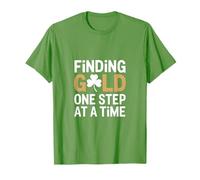 Finding Gold One Step at A Time Irish Clover T-Shirt