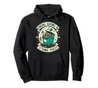 Finding Happiness in Dumpster Diving Junk Collector Pullover Hoodie
