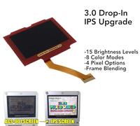 Finding Harvest Game Boy Advance SP Drop-in 3.0 IPS Backlight LCD Upgrade Kit for AGS 001 101 Gameboy NO Solder/no Trimming, Red