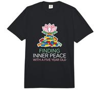 Finding Inner Peace with A Five Year Old Stressed Parent Comfort Colors Adult Heavyweight T-Shirt
