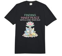 Finding Inner Peace with A One Year Old Stressed Parent Comfort Colors Adult Heavyweight T-Shirt