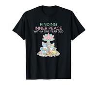 Finding Inner Peace with A One Year Old Stressed Parent T-Shirt