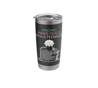 Finding Inner Peace with A Teenager Parenting Stainless Steel Insulated Tumbler