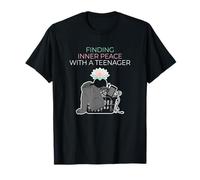 Finding Inner Peace with A Teenager Parenting T-Shirt