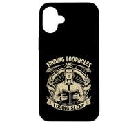 Finding Loopholes and Losing Sleep Law Student Case for iPhone 16 Plus