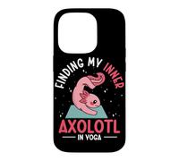 Finding My Inner Axolotl In Yoga Meditating Axolotls Case for iPhone 14 Pro