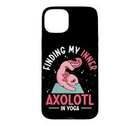 Finding My Inner Axolotl In Yoga Meditating Axolotls Case for iPhone 15 Plus