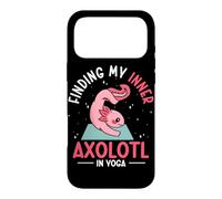 Finding My Inner Axolotl In Yoga Meditating Axolotls Case for iPhone 17 Pro Max