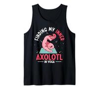 Finding My Inner Axolotl in Yoga Meditating Axolotls Tank Top