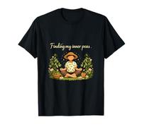 Finding My Inner Peas Cottagecore Plant Parent Art T-Shirt